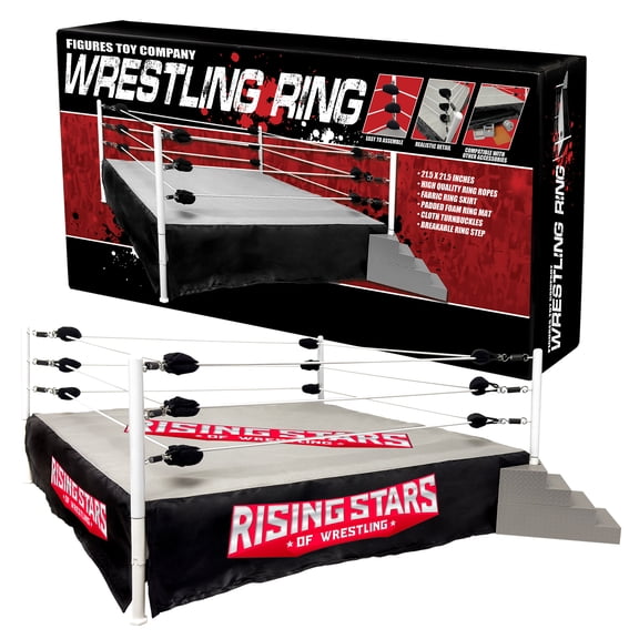 Rising Stars of Wrestling Ring for WWE & AEW Wrestling Action Figures