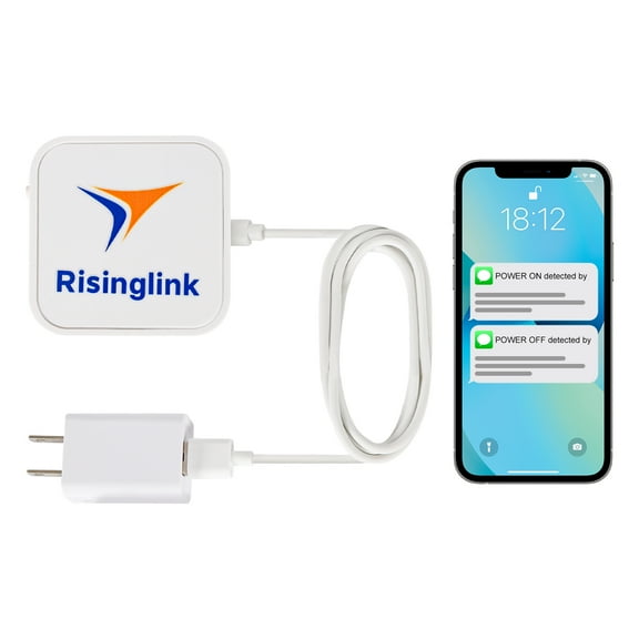 Risinglink Pd201w 85dB, Power Outage Alarm Household Sensor & Alarm