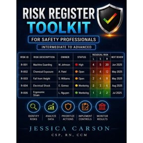 Risk Intelligence Toolkit Library Risk Register Toolkit for Professionals: Building Practical, Actionable Registers for Safety, Compliance, Operations, an, Book 3, (Paperback)