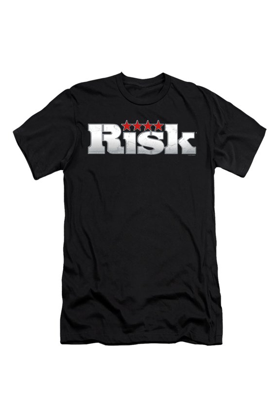 Risk Logo S/S Adult 30/1 T-Shirt Black