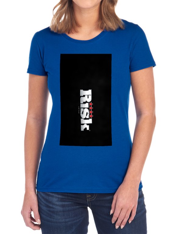 Risk Logo Women's T Shirt, Royal, Medium