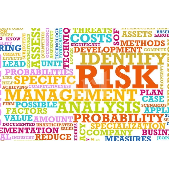 Risk Management Corporate Concept as a Abstract, Unframed Art Print Wall Art by kentoh Sold by Art.Com