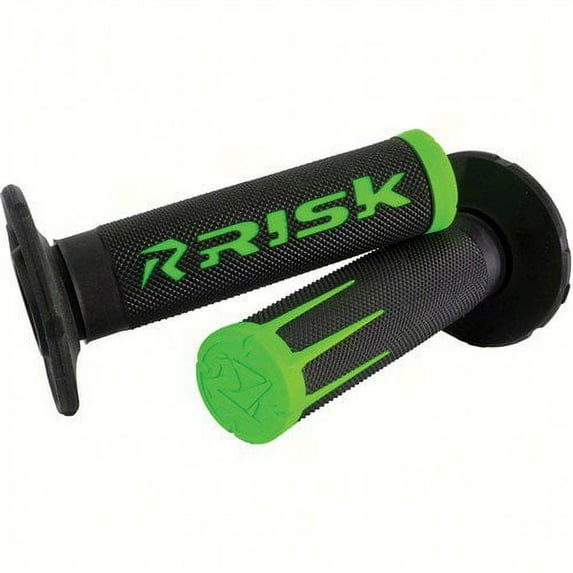 Risk Racing 286; Fusion 2.0 Motorcycle Grips Green