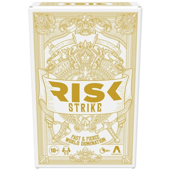 Risk Strike Cards and Dice Game, Quick-Playing Strategy Card Game, Ages 10+, Family Games