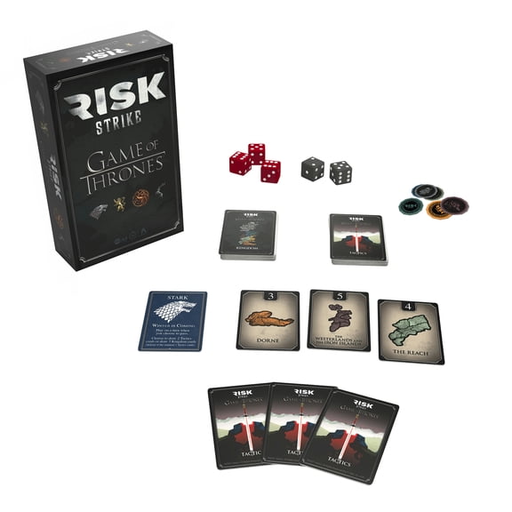 USAopoly RISK STRIKE: Game of Thrones Edition, Fast Strategy Card and Dice Game