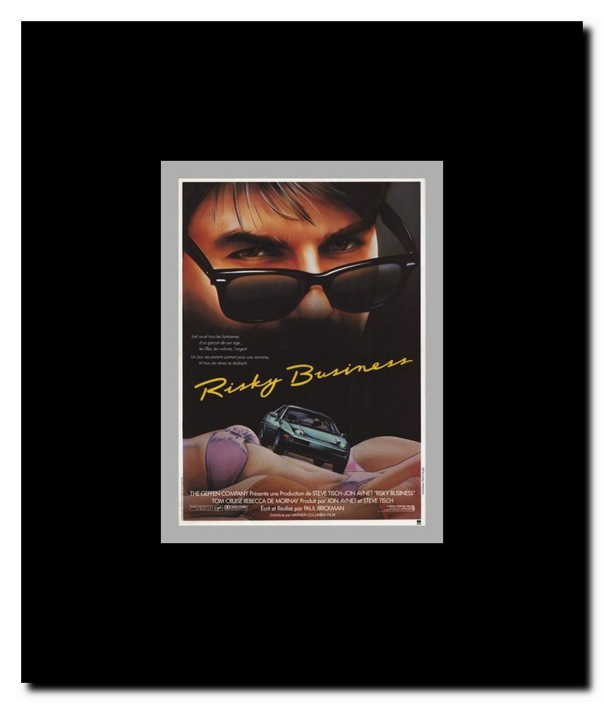 Risky Business Framed Movie Poster