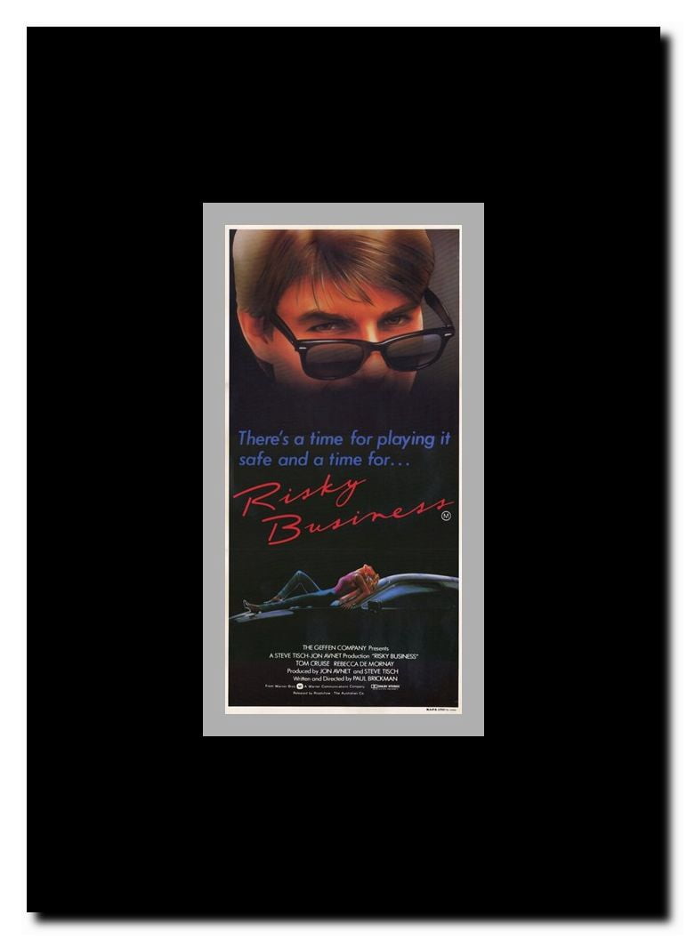 Risky Business Framed Movie Poster