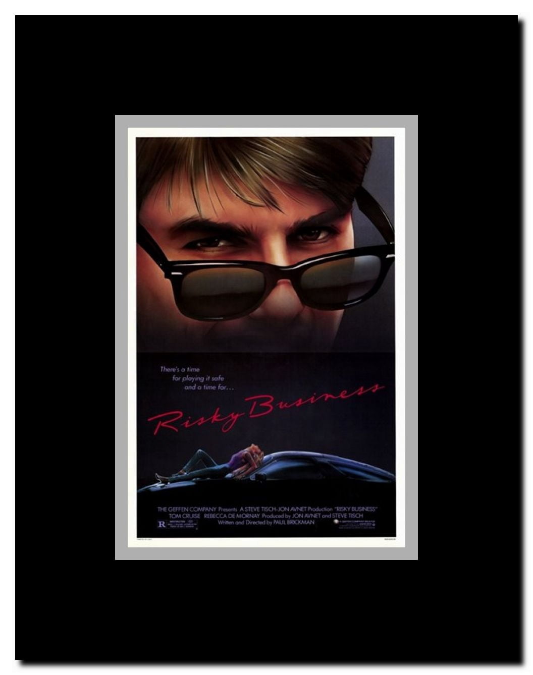 Risky Business Framed Movie Poster