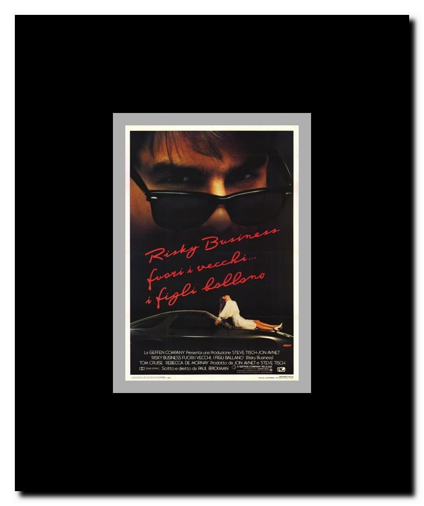 Risky Business Framed Movie Poster