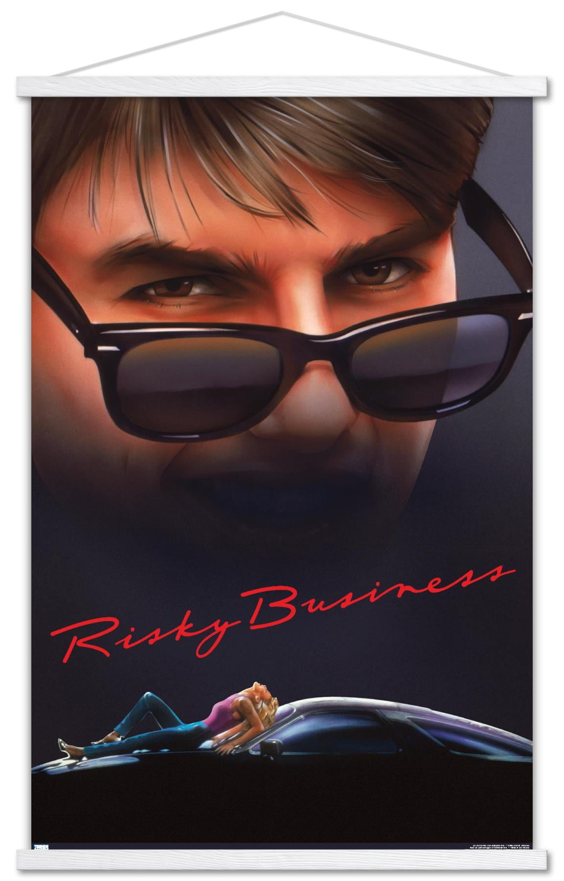 Risky Business - One Sheet Wall Poster with Magnetic Frame, 22.375" x 34"