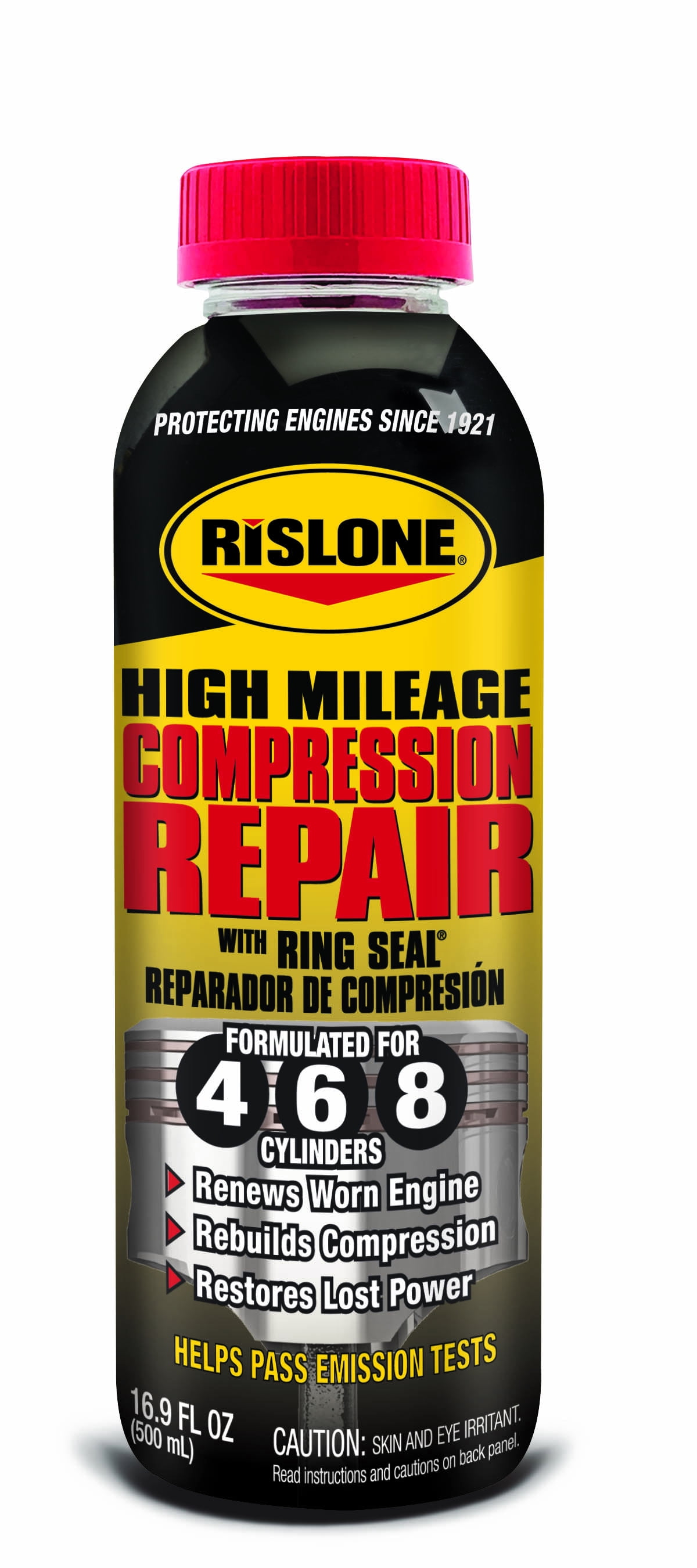 Rislone, 4447 High 4 6 8 Mileage Compression Repair Oil, 16.9 oz