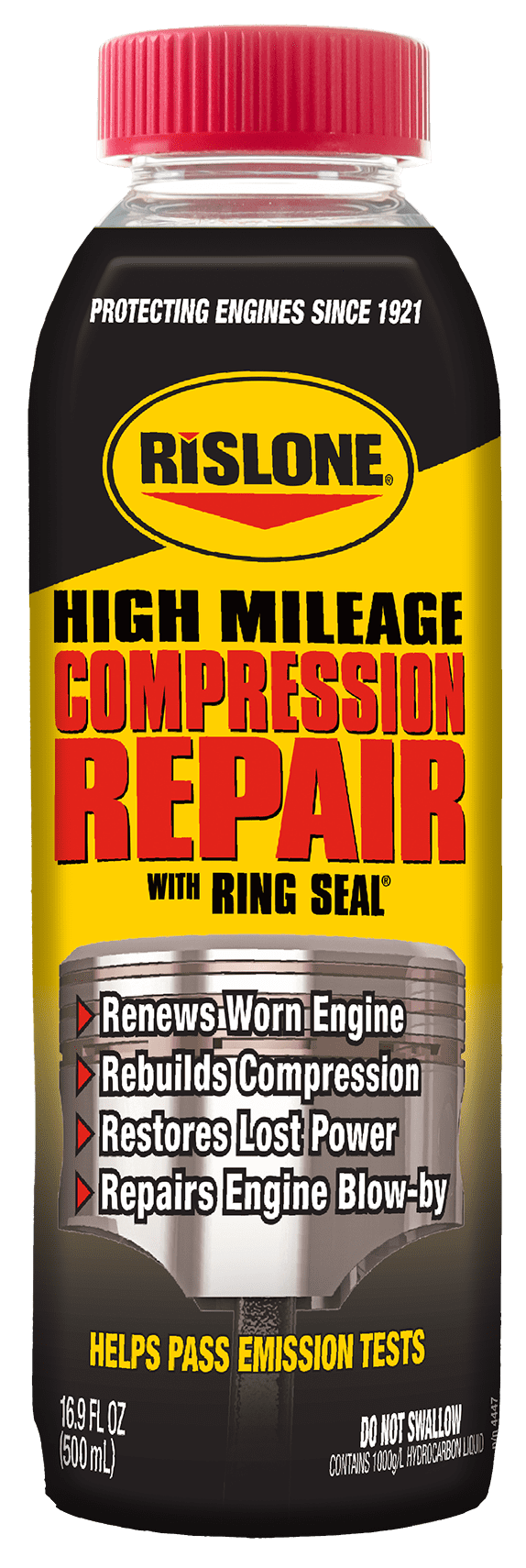 Rislone High Mileage Compression Repair Oil 4447, Automotive Additives, 16.9 oz