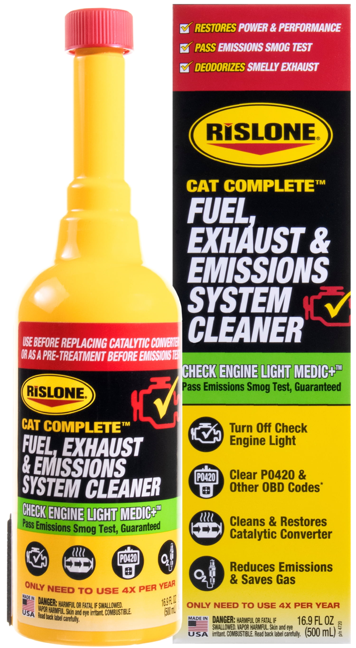RONAS Tox Volume Fill Up Essence 本体4/替20 Rislone Cat Complete Fuel, Exhaust & Emissions System Cleaner