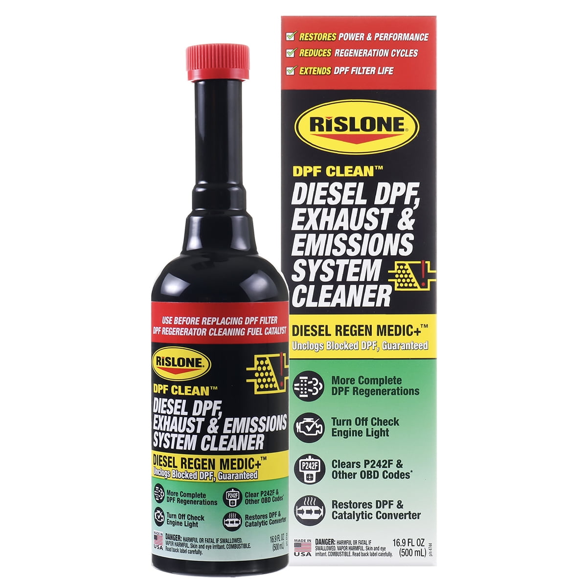 Rislone 4744 DPF Clean Automotive Additive, 16.9 oz