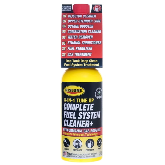 Rislone Complete Fuel System Cleaner for Gasoline, Ethanol, and Hybrid Vehicles