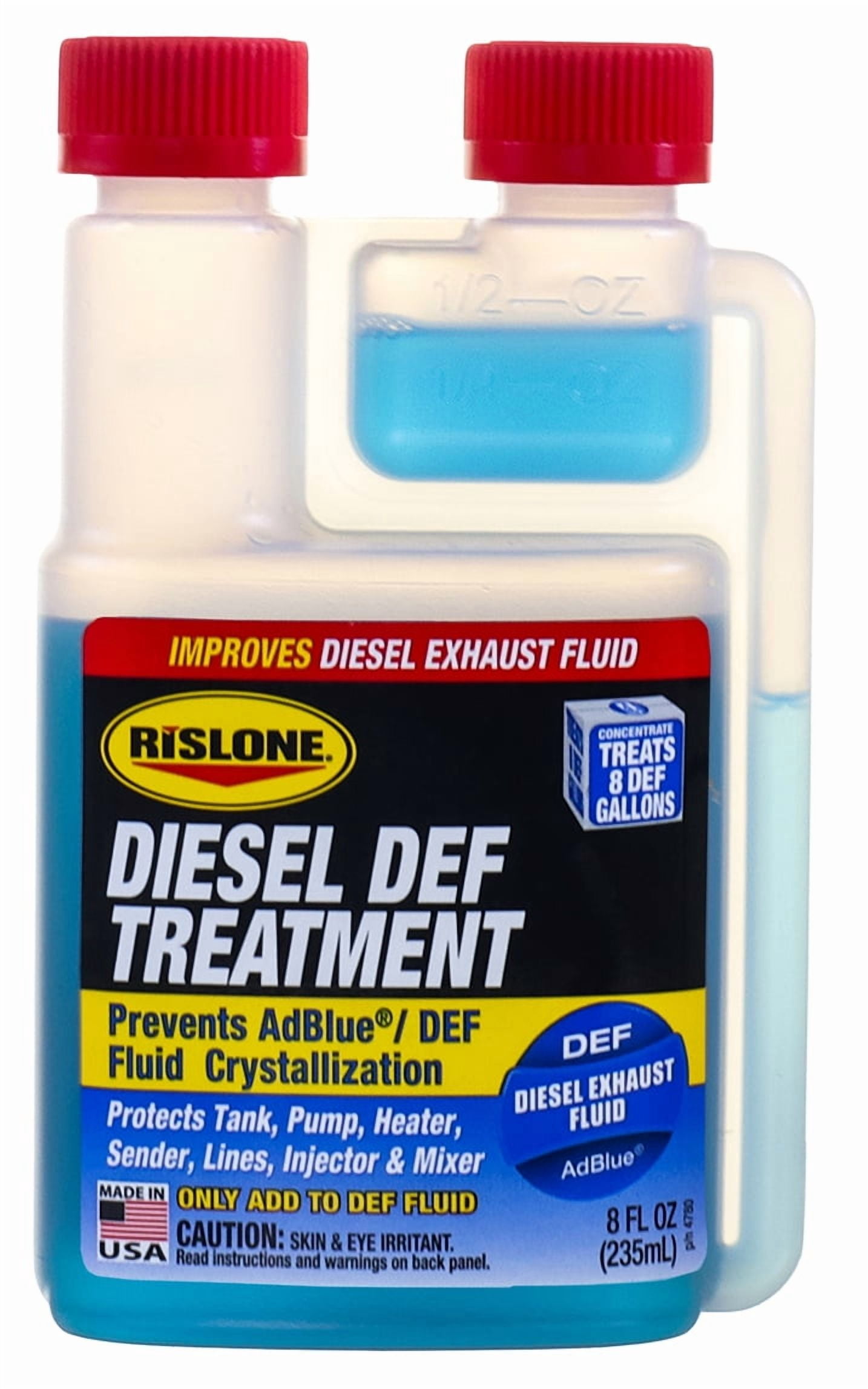Rislone DEF Treatment for Diesel Vehicles, 8 fl oz Bottle