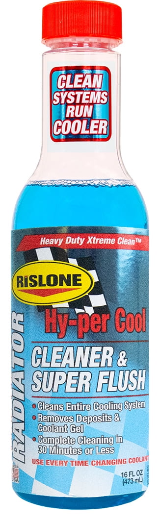 Rislone Hfl400 Hy-per Cool Radiator Cleaner and Super Flush, 16 oz, Size: 16 fl oz