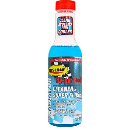 Rislone HFL400 Hy-per Cool Radiator Cleaner and Super Flush Automotive Additive, 16 oz