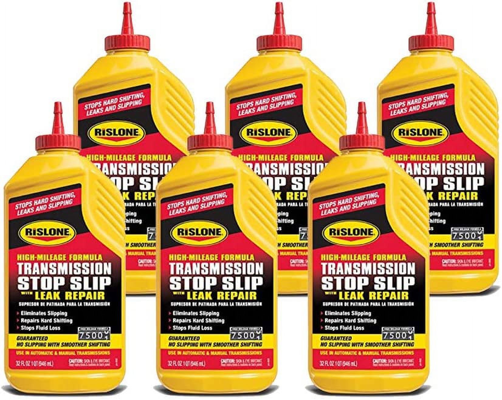Rislone High Mileage Transmission Stop Slip with Leak Repair, Pack of 6