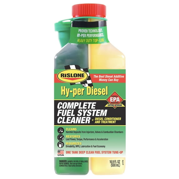 Rislone Hy-per Diesel Complete Fuel System Cleaner and Additive 16.9 oz