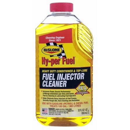 Rislone Hy-per Fuel Injector Cleaner Heavy Duty, Automotive Additive, 32 oz