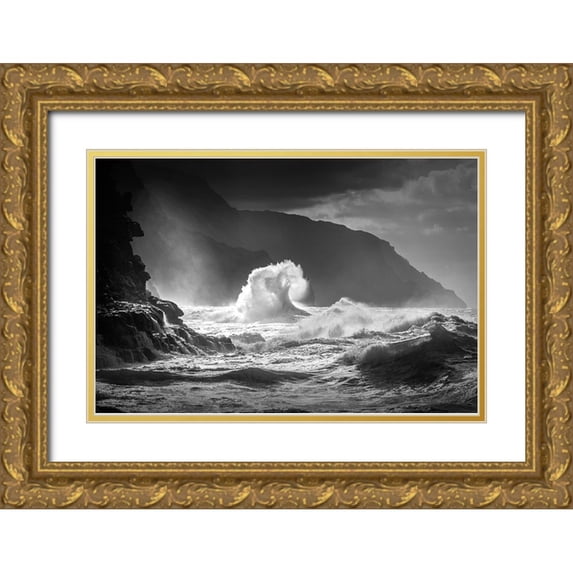 Rismanchi, Ali 32x23 Gold Ornate Wood Framed with Double Matting Museum Art Print Titled - Untitled