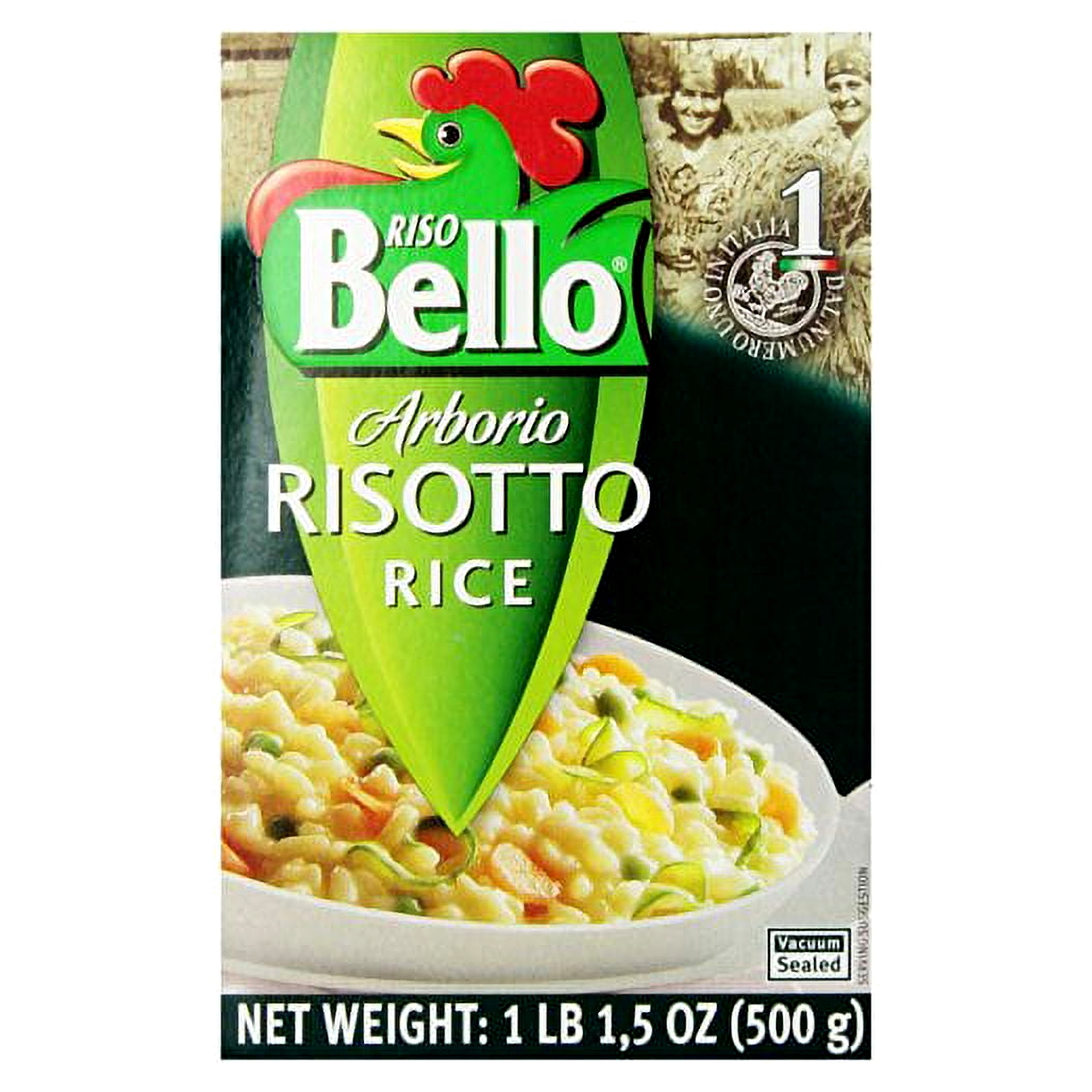 Bellisimo Rice Riso Bello Arborio Risotto Rice, 17.5-Ounce Boxes (Pack of 6) - Walmart.com