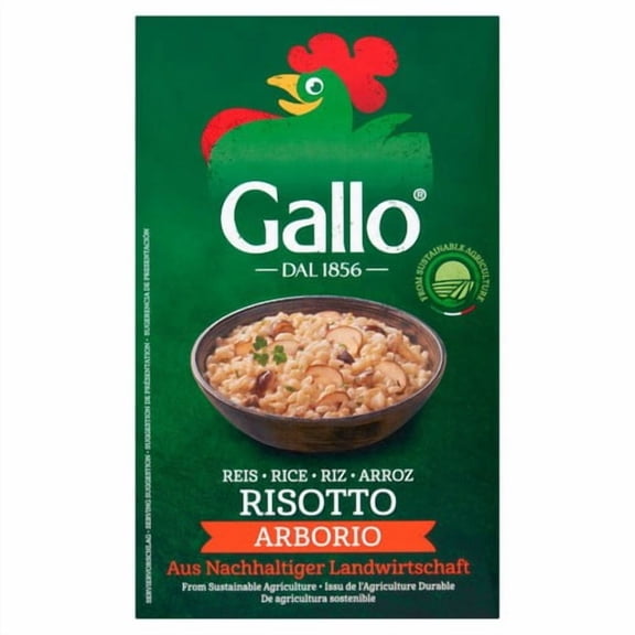 Riso Gallo Arborio Risotto Rice 1kg, British Import (Pack of 3)