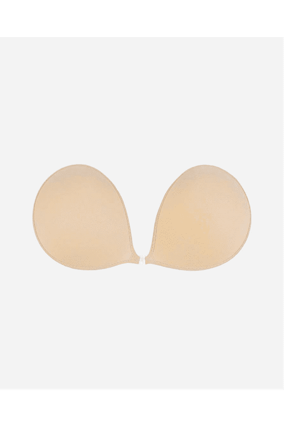 Strapless Adhesive Bra - Backless with Reusable Silicone Nipple Covers B-cup 32/70B 34/75B 36/80A 38/85A