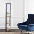 thumbnail image 1 of Rista Shelf Floor Lamp Light Brown / Black, 1 of 4
