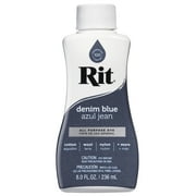 Rit 8 Fl. Oz. Fabric Liquid Denim Blue Dye