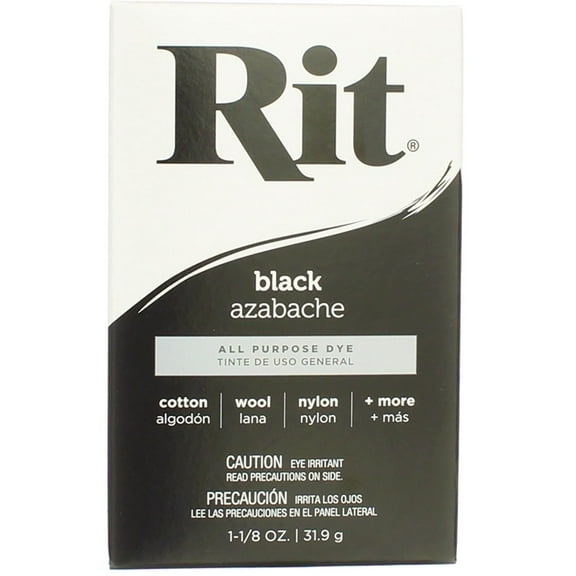 Rit All Purpose Black Powder Fabric Dye, 8 oz (3 Pack)
