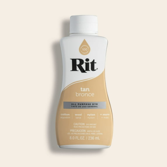 Rit All Purpose Dye, Tan, 8 Fl. Oz.