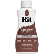 Rit All- Purpose Liquid Dye, 8 Fl Oz, Cocoa Brown