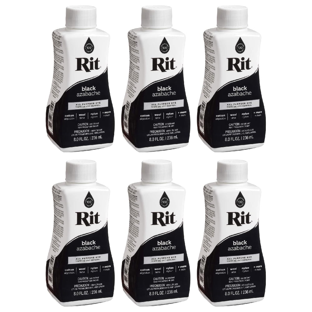  Customer reviews: Rit Dye 88150 All Purpose Liquid Dye, Black,  8 Fl Oz