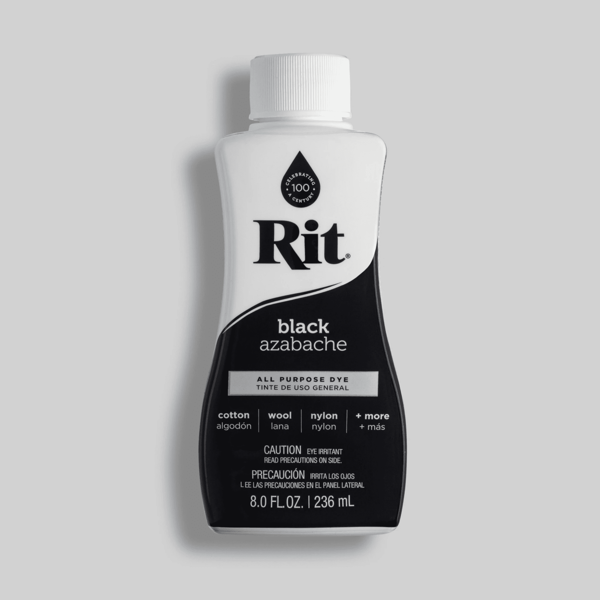  Rit Liquid Fabric Dye Black 8 Ounces, Pack of 3
