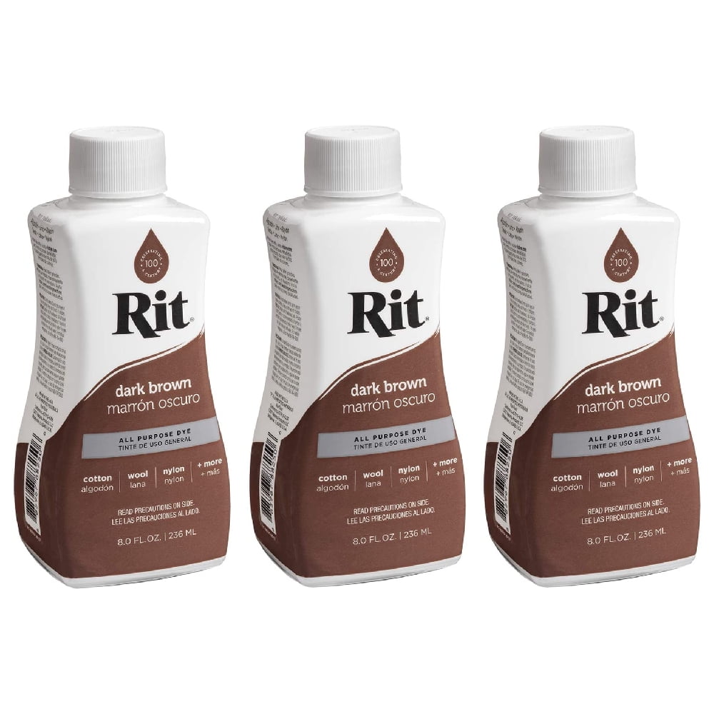 Rit Dyes black liquid 8 oz. bottle [PACK OF 4 ] — Grand River Art Supply
