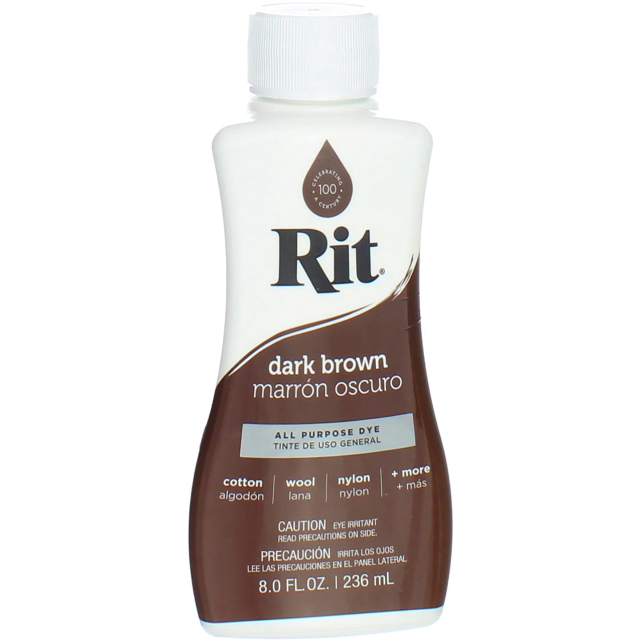 Rit All-Purpose Liquid Dye, Dark Brown, 8 fl oz (6 pack)