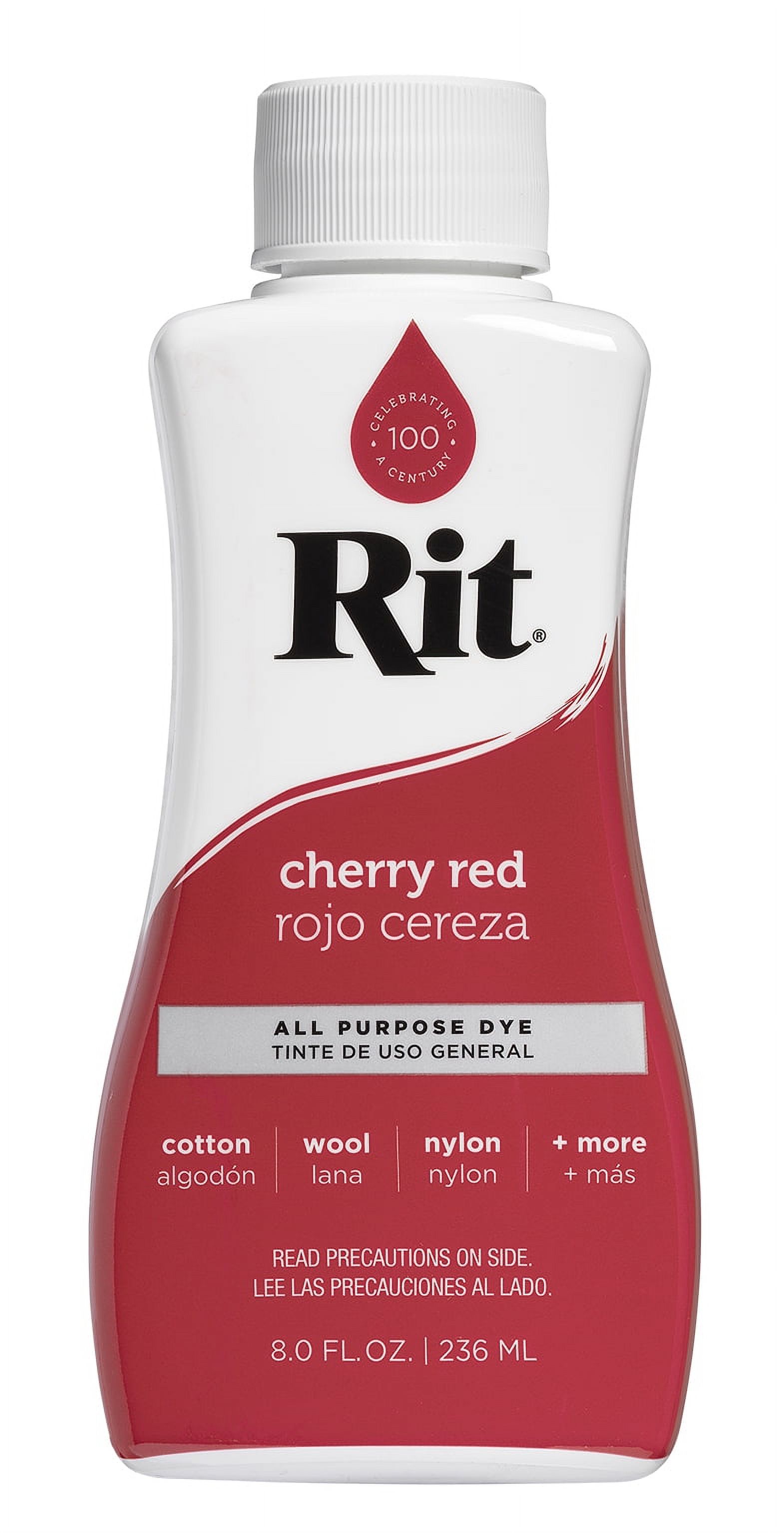 Rit All Purpose Liquid Dye, Cherry Red, 8 Fl. Oz. - image 1 of 9