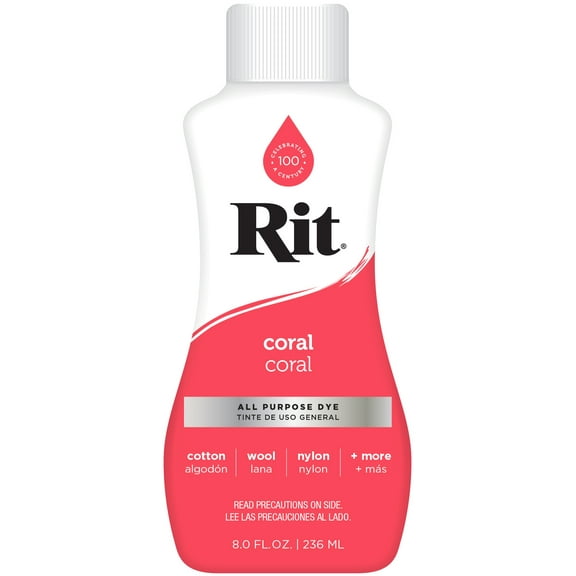 Rit All Purpose Liquid Dye - Coral, 8 oz