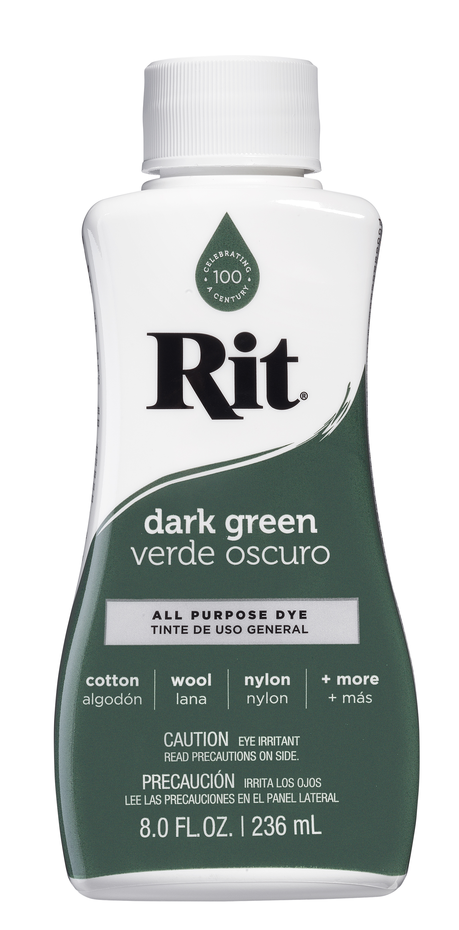 Rit All Purpose Liquid Dye, Dark Green, 8 Fl. Oz. - image 1 of 13