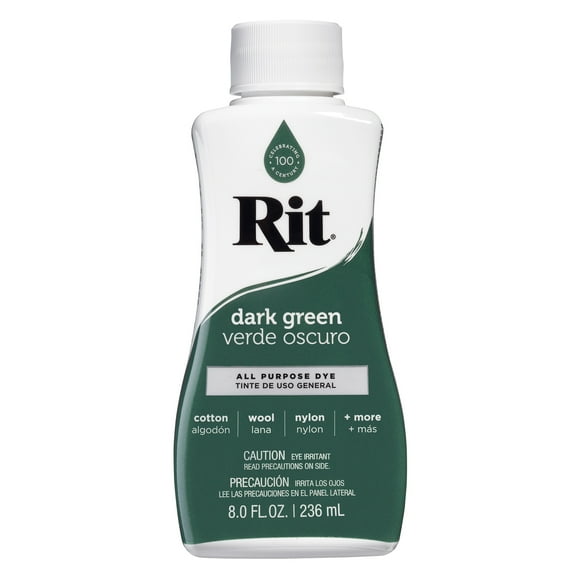 Rit All Purpose Liquid Dye, Dark Green, 8 fl oz