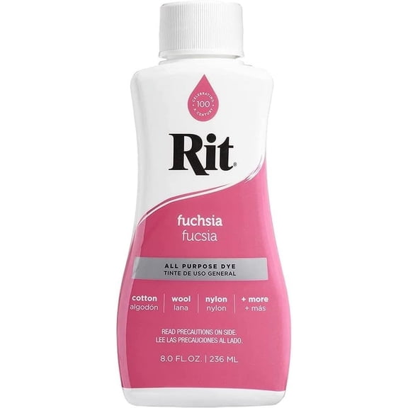 Rit All Purpose Liquid Dye - Fuchsia, 8 oz