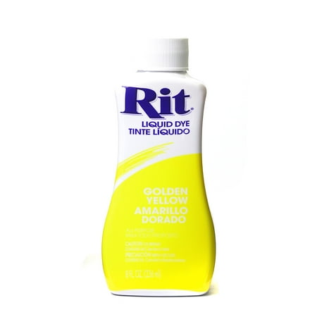 Rit All Purpose Liquid Dye, Golden Yellow, 8 fl oz - 4 Pack