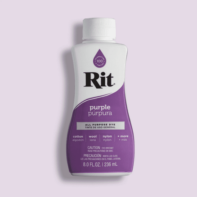 Rit All Purpose Liquid Dye, Purple, 8 Fl. Oz.