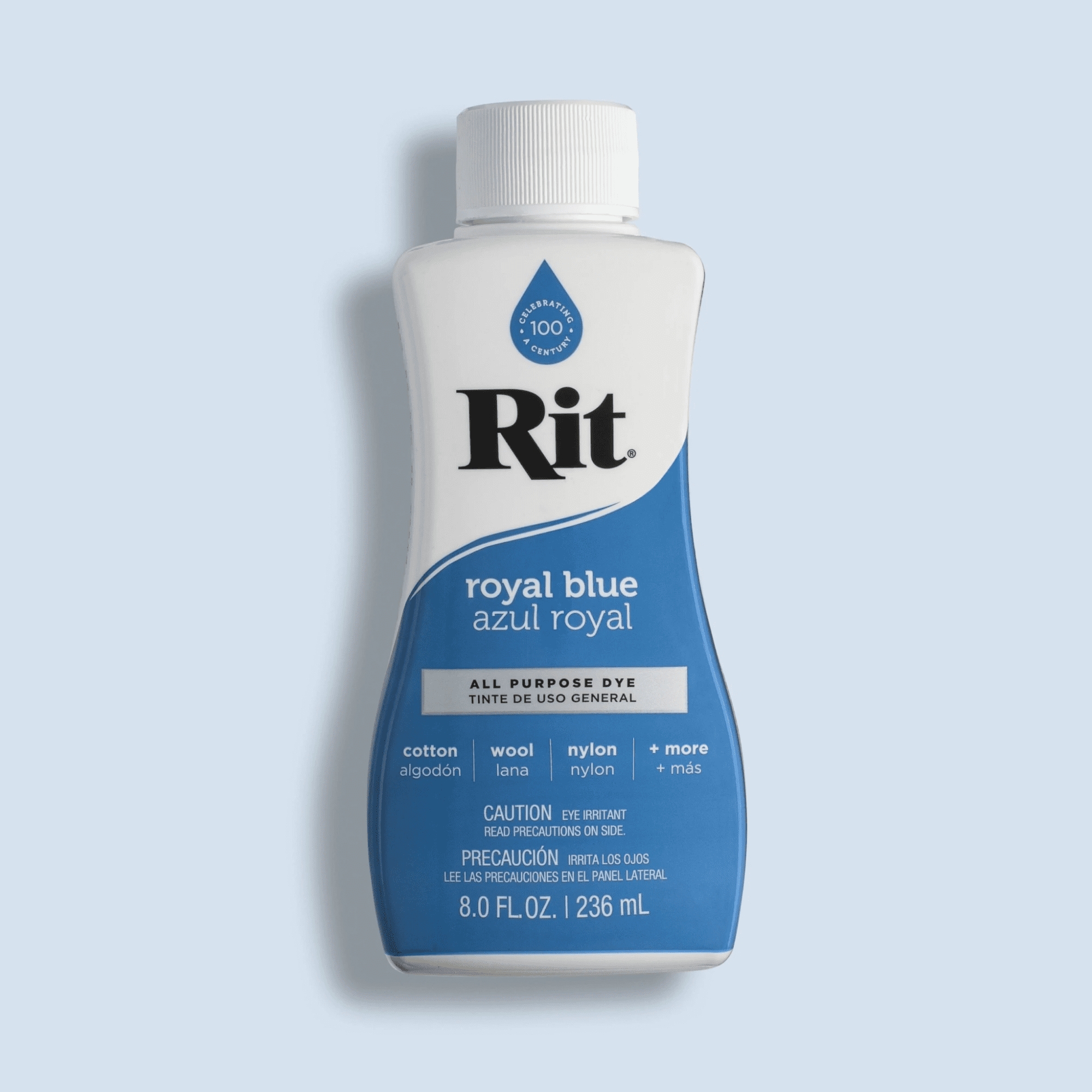 4 Rit Dye Liquid Fabric Dye, 8-Ounce, Royal Blue Azul Royal