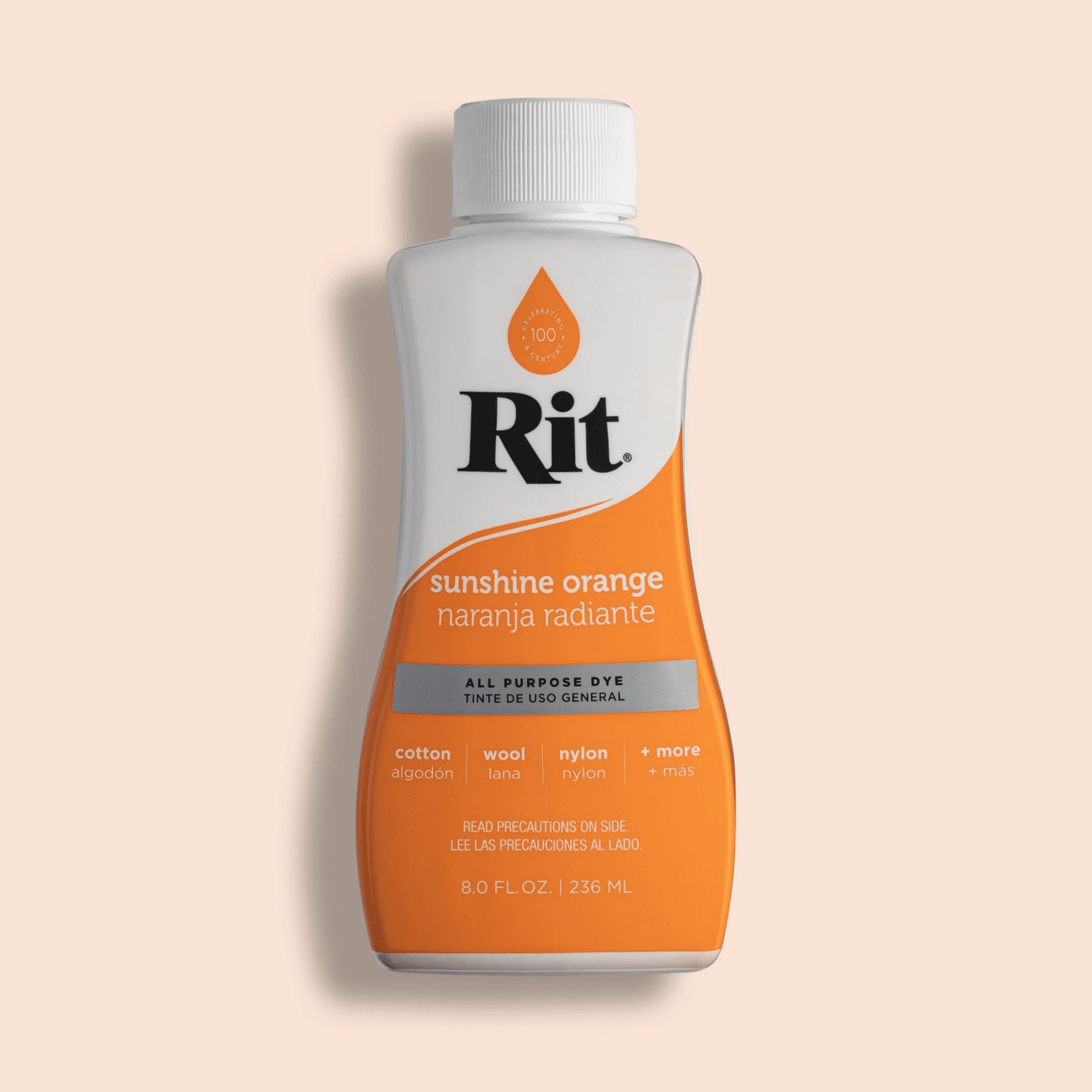 Rit All Purpose Liquid Dye, Sunshine Orange, 8 fl oz