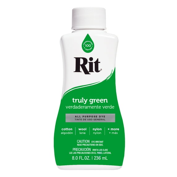 Rit All Purpose Liquid Dye, Truly Green, 8 fl oz