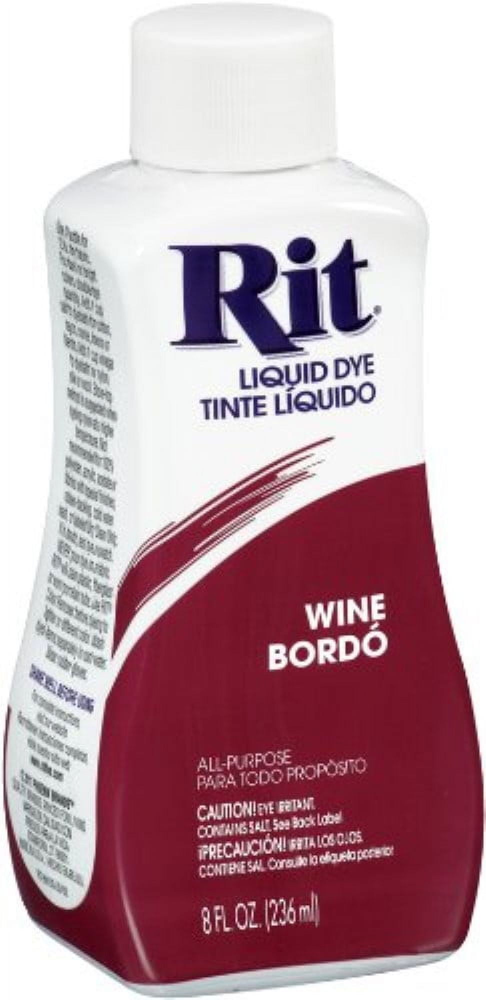 Rit Liquid Fabric Dye, Wine- 236ml – Lincraft