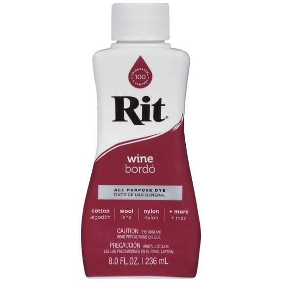 Rit, All Purpose Liquid Dye, Wine, 8 fl oz